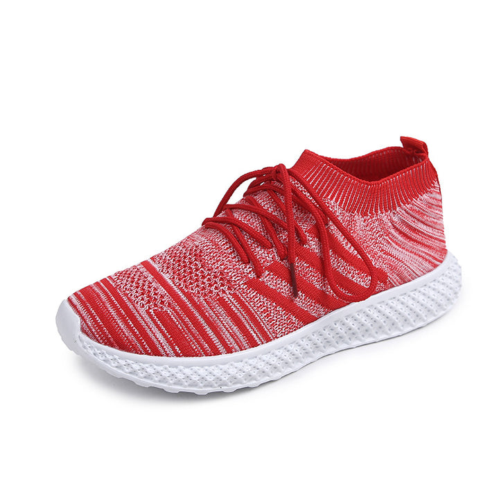 Dame åndbare Slip-On Sneakers med elastisk overdel Stilla