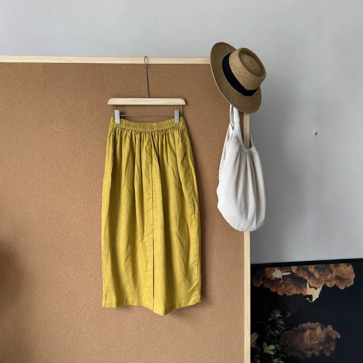Femme Linned Wrap Skirt Stilla