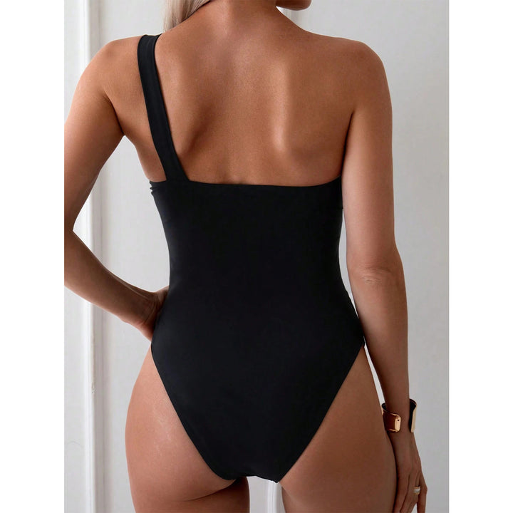 Dame Stilet One-Piece Badedragt med floral design og dekorativ skulderparti Stilla