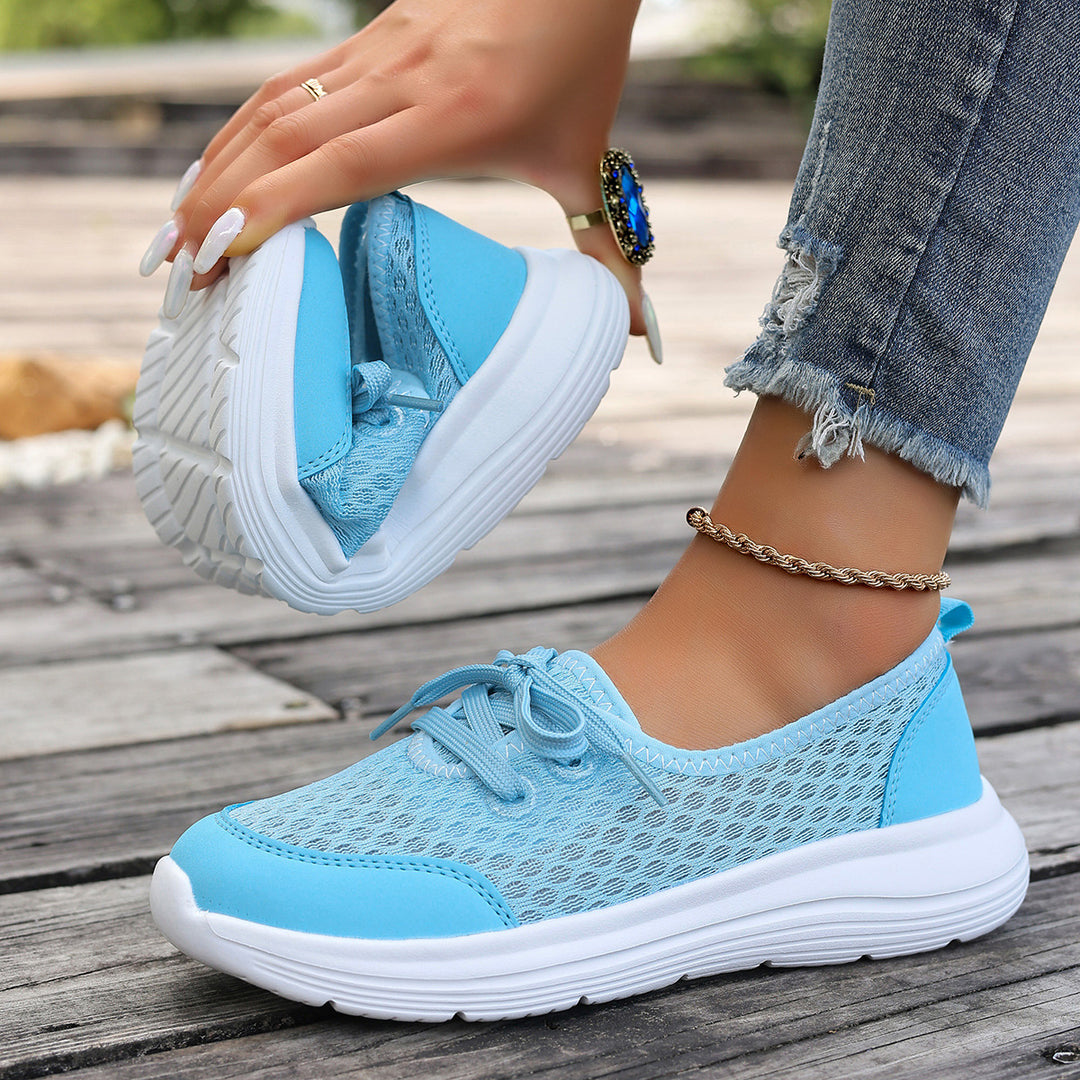 Dame Lette og åndbare sneakers med netstruktur Stilla
