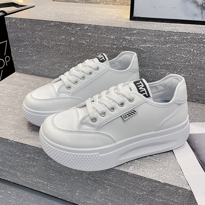 Dame sneakers med tyk sål og trendy design Stilla