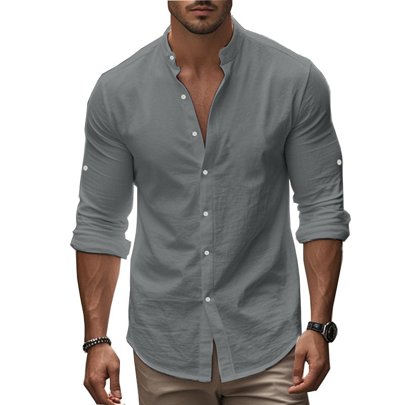 Herren Slim Fit Skjorte Stilla