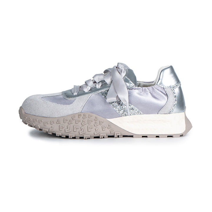 Dame trendy sports-sneakers med glitrende akcent og komfortabel sål Stilla