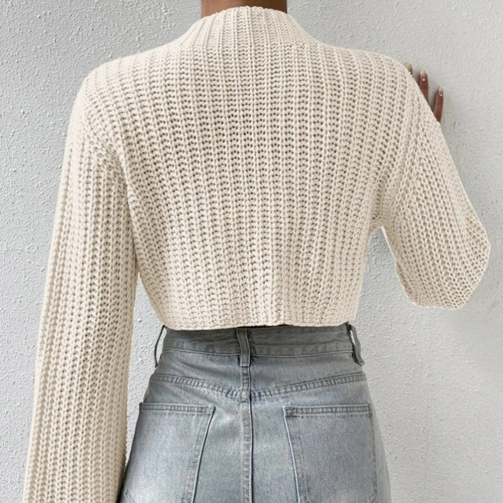 Femme Chunky Knit Rullekravepullover Stilla