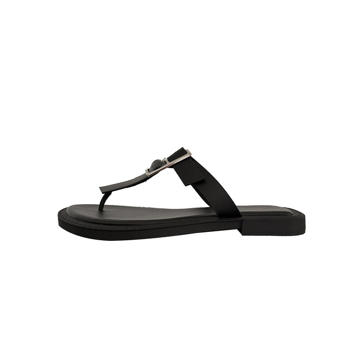 Dame Casual Rem-Detail Flip-Flops Stilla