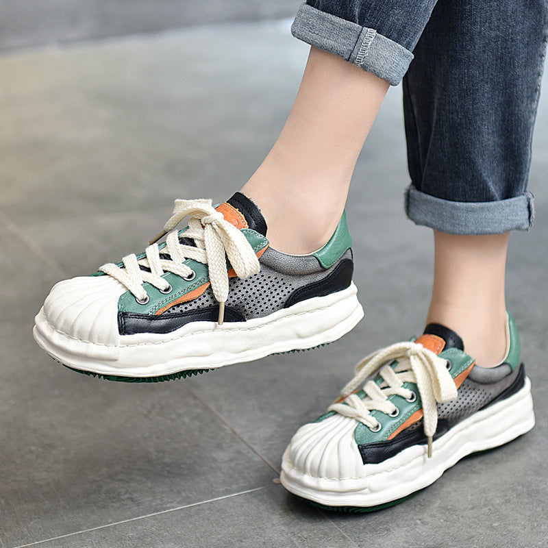 Dame Komfortable Sneakers med åndbart overmateriale og robust design Stilla