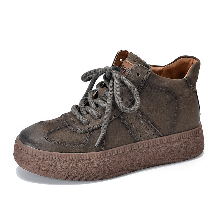 Dame sporty High-Top Sneakers med varmt inderfoder og stabil gummisål Stilla