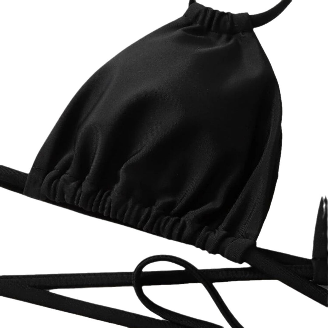 Dame Bikini-sæt med justerbare stropper og en kombineret skirt Stilla