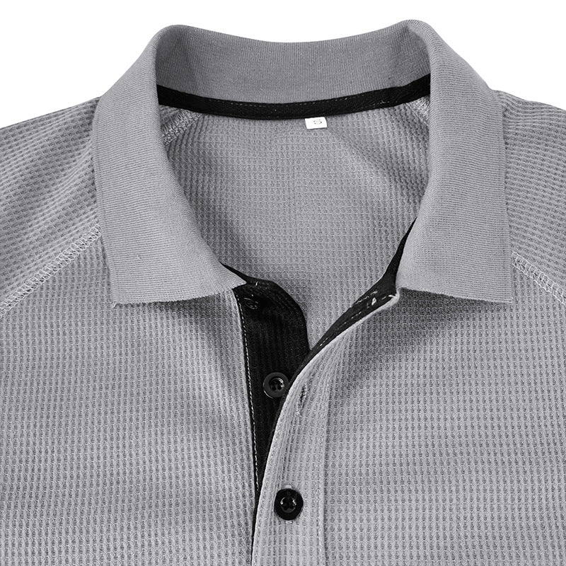 Herrer poloshirt med innovativ strukturdesign og afslappet snit Stilla