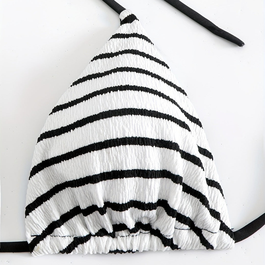 Damer Stribet Bikini Sæt Skovae