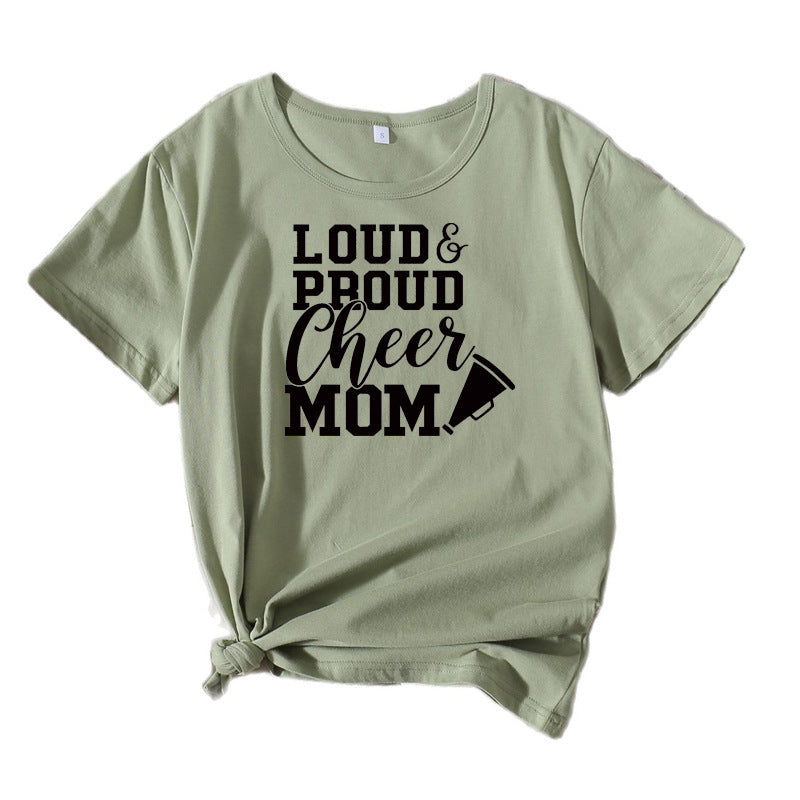 Kvinder Cheerleading Mor Grafik T-Shirt Stilla