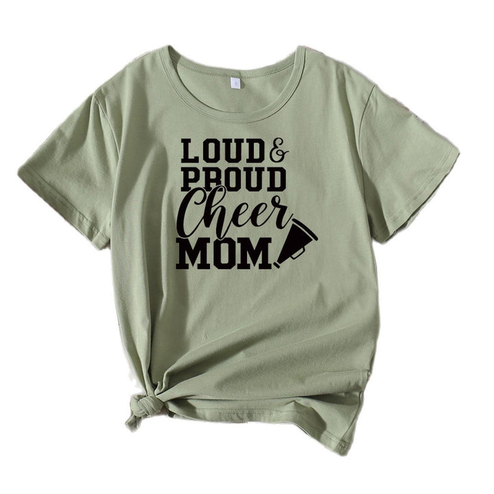 Kvinder Cheerleading Mor Grafik T-Shirt Stilla