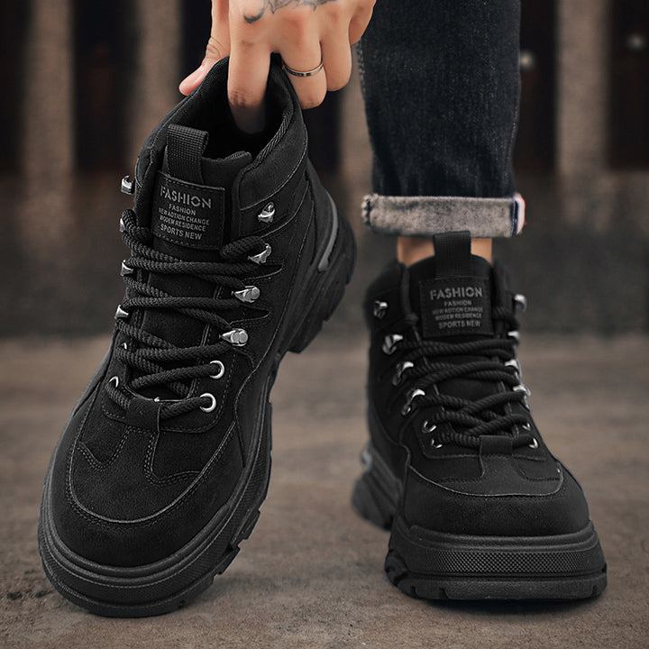Mænds ruskinds high-top fritidssneakers Stilla