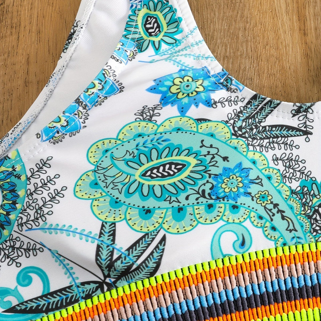 Dame bikini-sæt med moderne etno-design Skovae