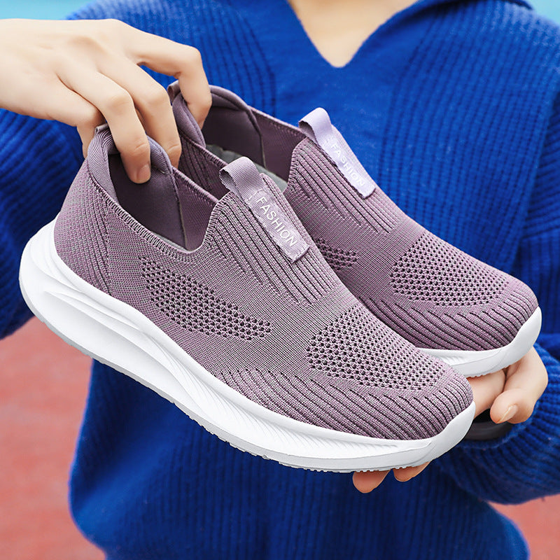 Femme Let Slip-On Sportsneakers med åndbart strikmateriale Stilla