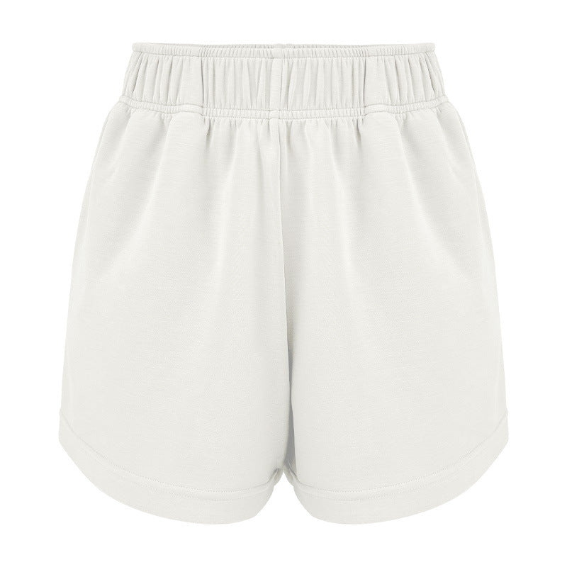 Dame fritidsshorts i moderne design med elastisk talje og sidelommer Stilla