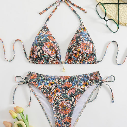 Dame Floral Design Bikini Skovae