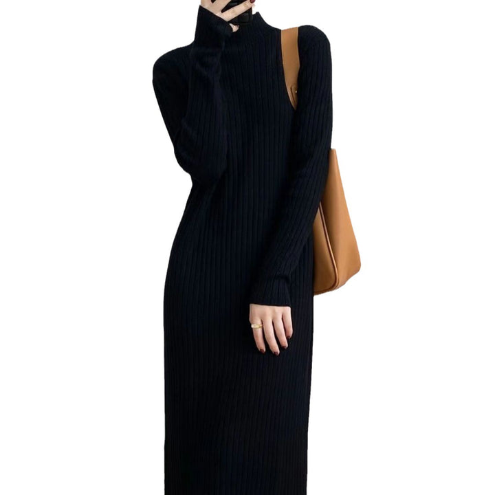 Femme Ribbet Midi Pulloverdress Stilla