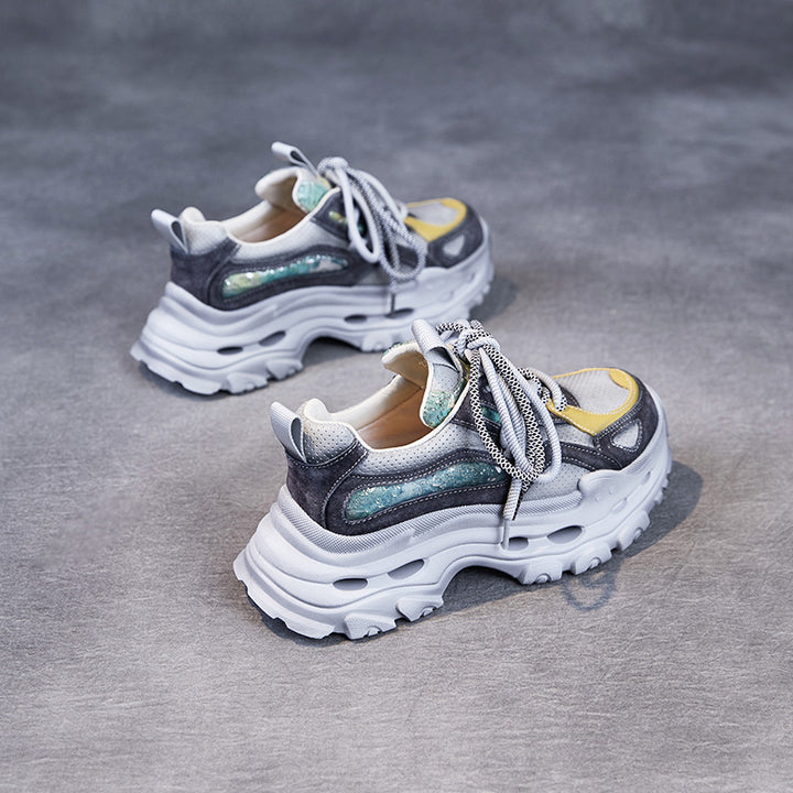 Herrer Chunky Platform Mode Sneakers Stilla