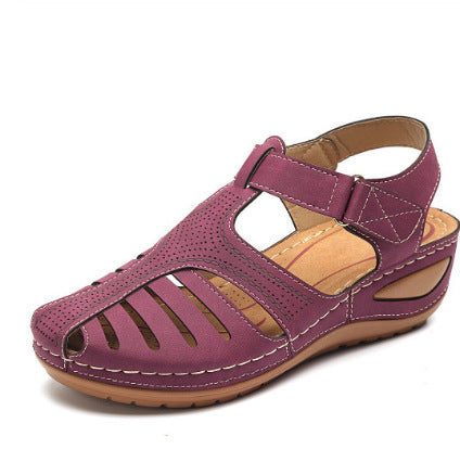 Dame Åndbare Komfort-Sandaler med justerbar rem og ergonomisk fodseng Stilla