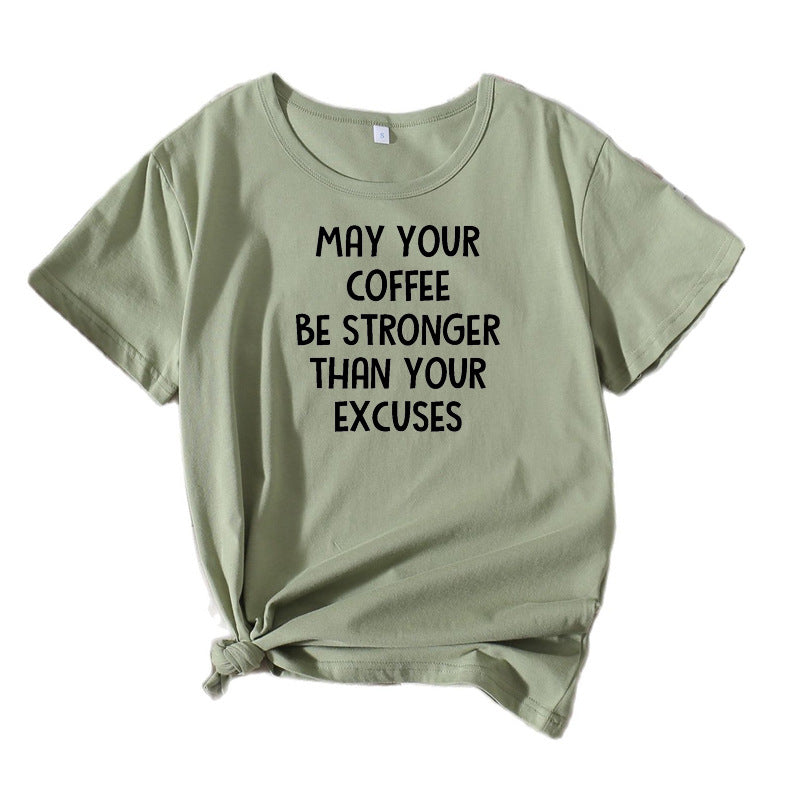 Kvinder Motivationssæt Afslappet T-shirt Stilla