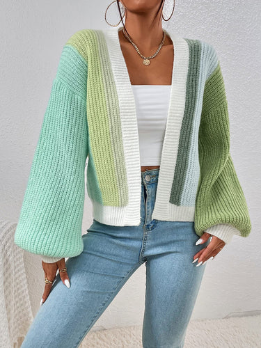 Femme Chunky Strik Bellærme Cardigan Stilla