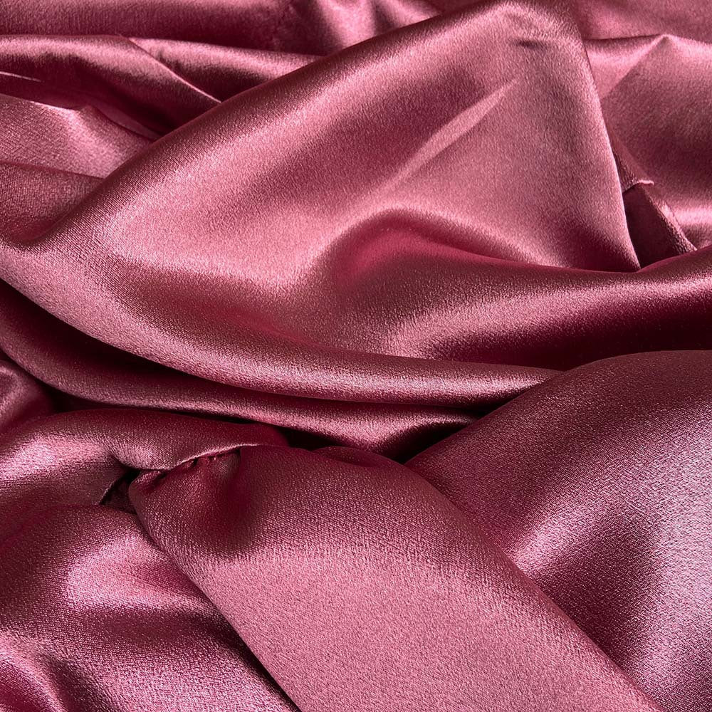 Dame Elegant Satin Kjole med Puffærmer og Flæsekant Stilla