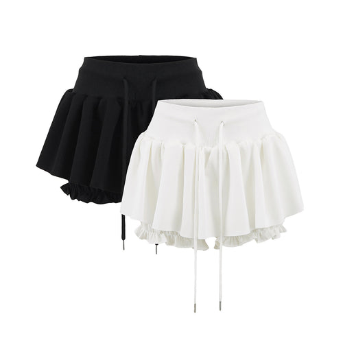 Dame rynkede shorts med justerbar talje Stilla