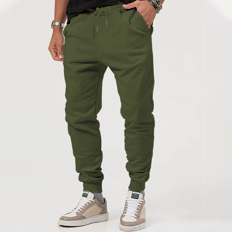 Herre nan Jersey-sweatpants i konisk snit med skjult snor og formstabile fodbånd Skovae