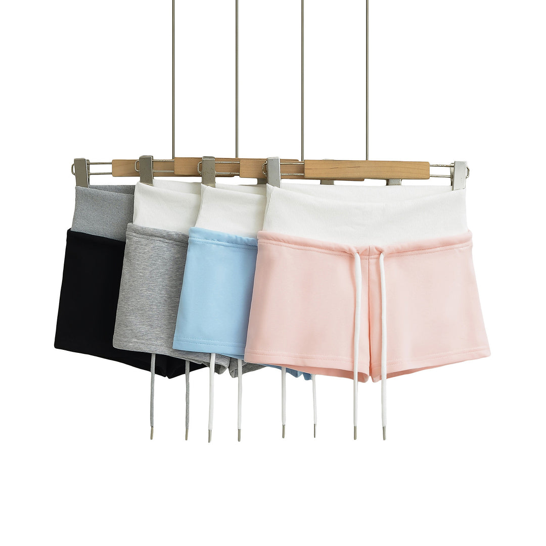 Dame Sporty Shorts med høj talje og praktiske sidelommer Stilla