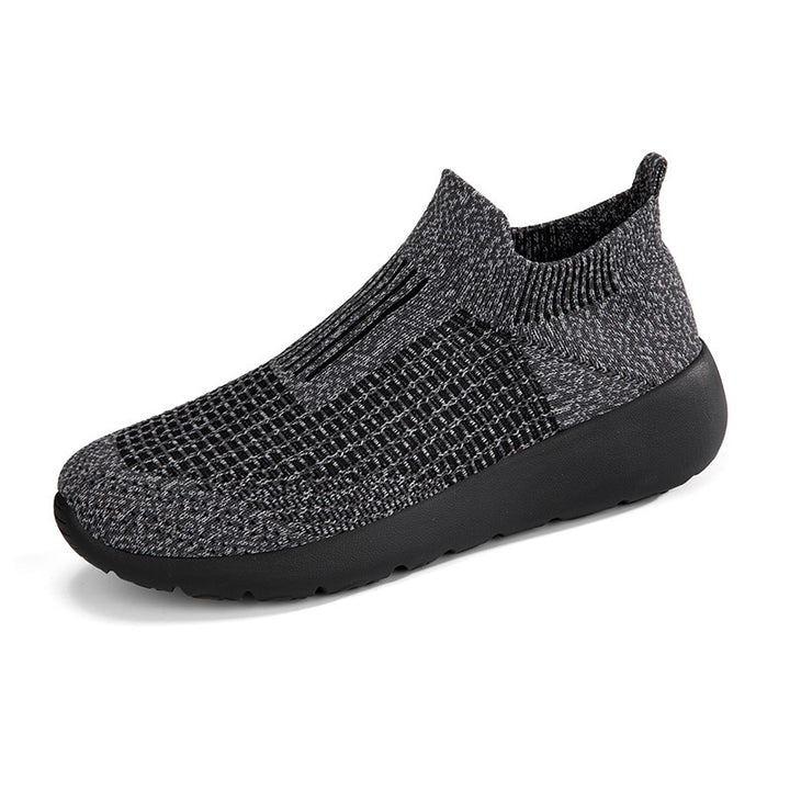 Unisex nan sømløs sokkesneaker med åndbar tredimensionel strikonstruktion og stødabsorberende fleksibel sål Skovae