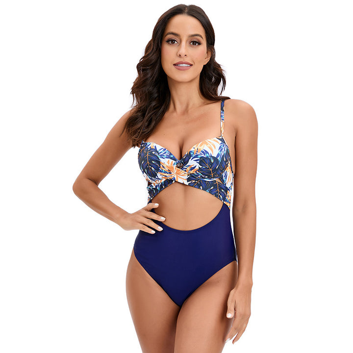 Dame bikini-sæt med raffineret indpakningsdesign og høj benudskæring Stilla