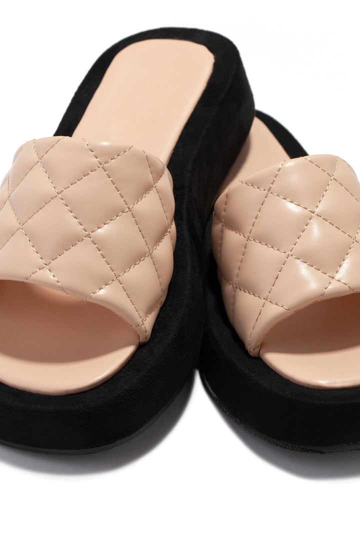 Dame Clogsandaler med moderne quiltet mønster og behagelig sål Stilla