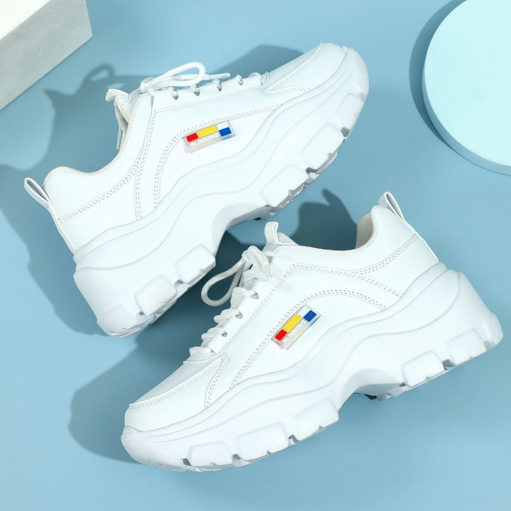 Dame komfortable hverdags-sneakers med dæmpende sålprofil Stilla