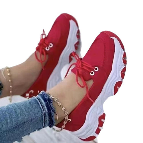 Dame komfortable fritids-sneakers med skridsikker sål og åndbart overmateriale Stilla