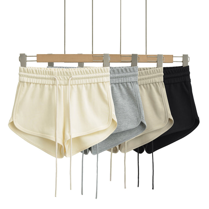 Dame Sporty Fritidsshorts med høj talje og komfortabel pasform Stilla