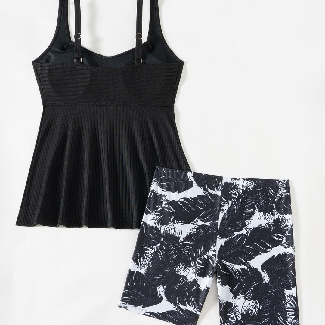 Dame fritid tanktop med peplum snit Stilla