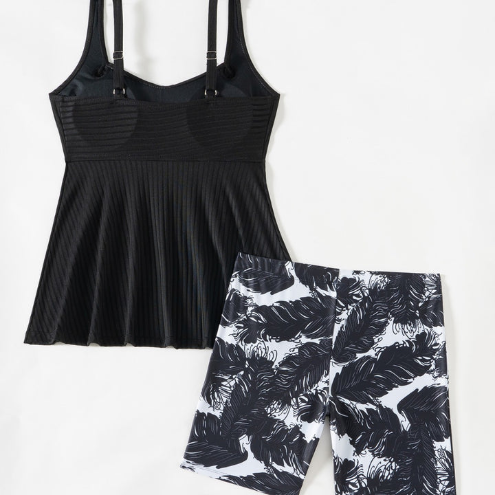 Dame fritid tanktop med peplum snit Stilla