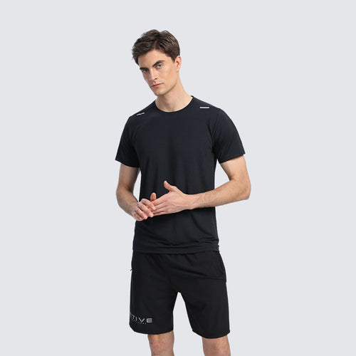 Herrer sports-T-shirt med åndbare egenskaber og regulerende fugtighedskontrol Stilla