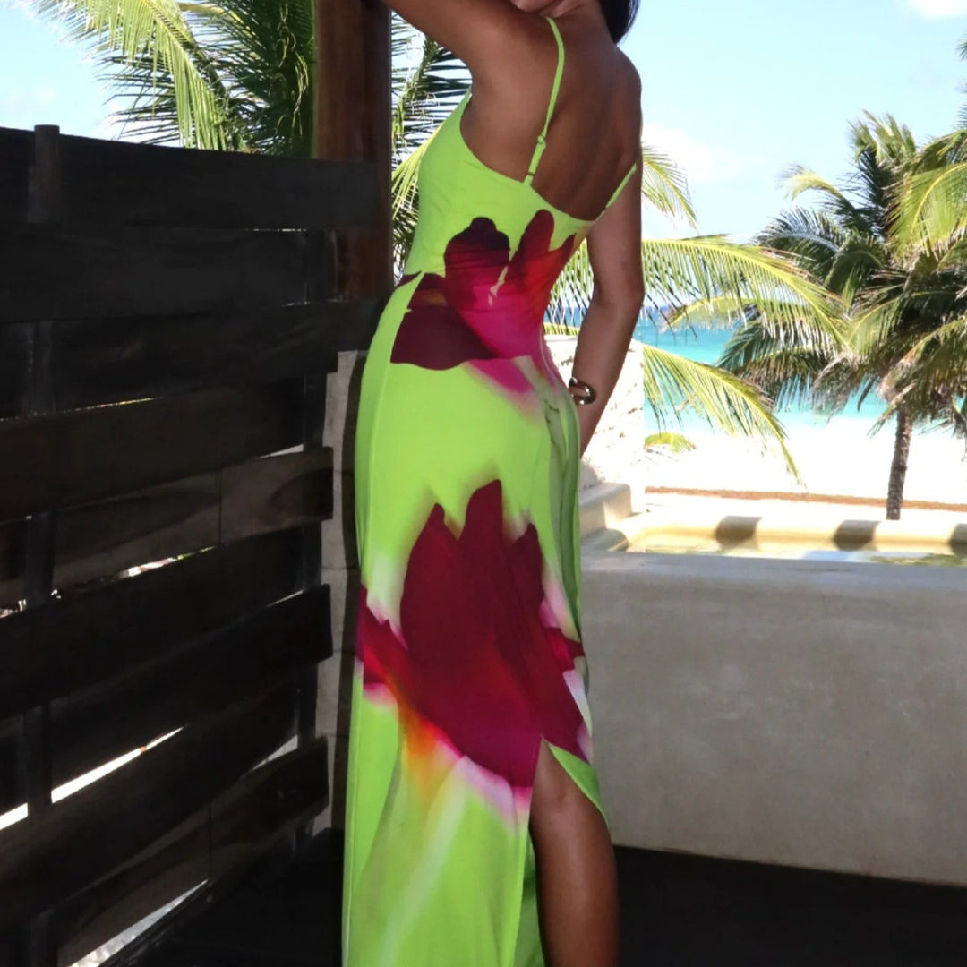 Femme Floral Print Sommerkjole Stilla