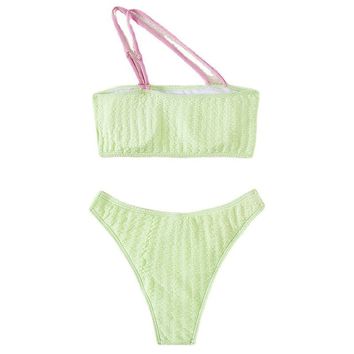 Dame bikini-sæt med legende vikledesign og elastiske detaljer Skovae