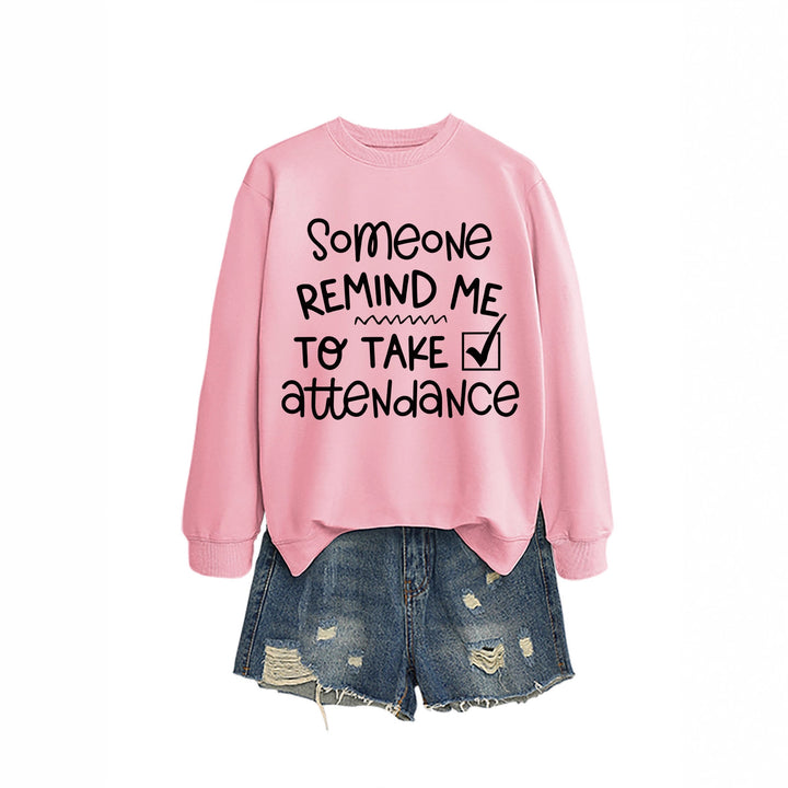 Dame sweatshirt med sjovt motiv og inspirerende tekst Skovae