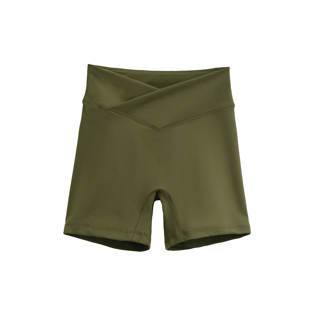 Dame Sporty Højtaljede Shorts med fleksibel pasform og åndbart materiale Stilla