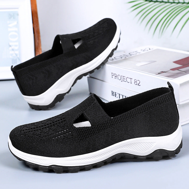 Dame Slip-On Fritidssko med åndbar overfladestruktur og skridsikker sål Stilla