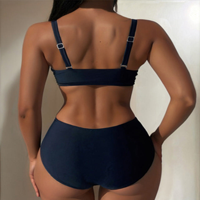 Dame Højskårne Bikiniundertøj med moderigtige ringdetaljer Skovae