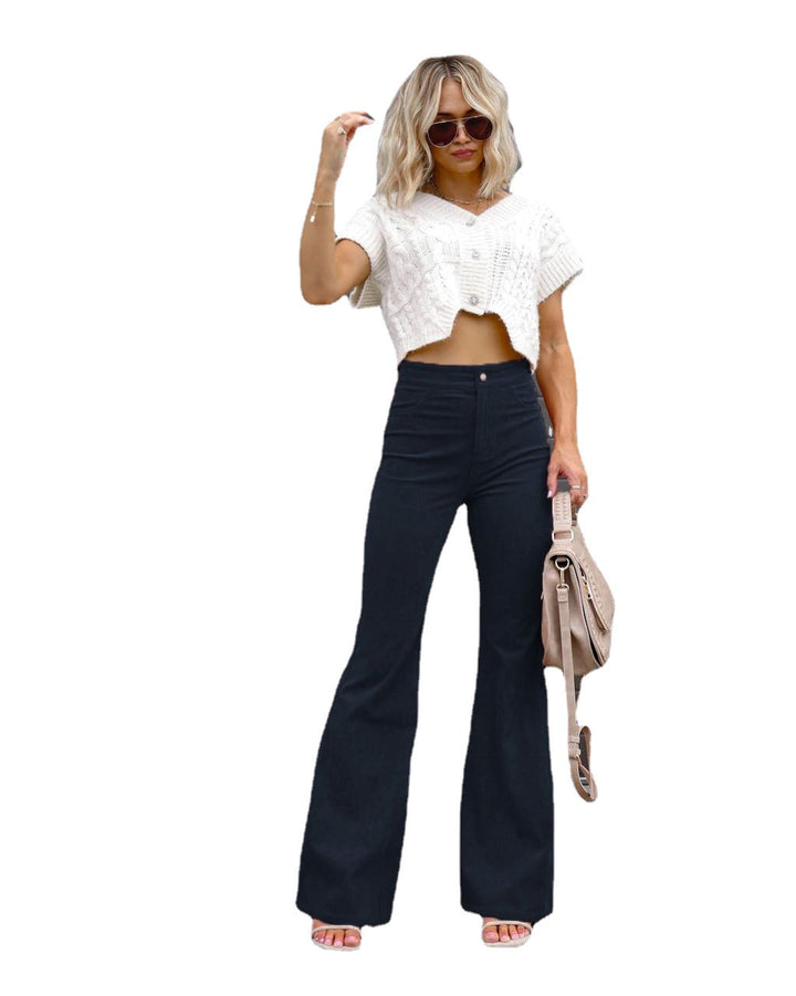 Dame Mode Høj talje-flared-jeans Stilla