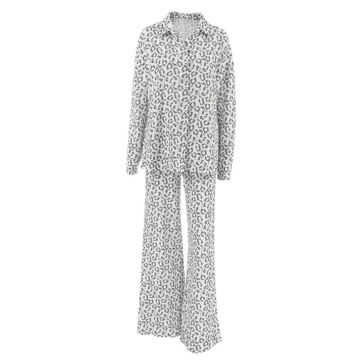 Dame jumpsuit med moderne leopardmønster og elegant taljering Stilla