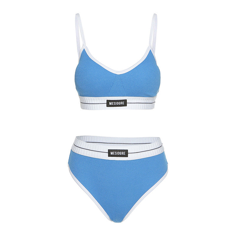 Dame badedragt med sporty design og elastisk bånd Stilla