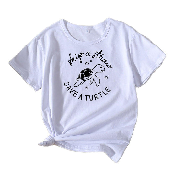 Kvinder eco-bevidst grafik T-shirt Stilla
