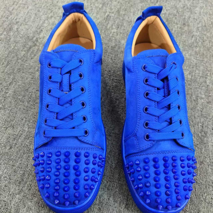 Herren Premium Wildleder Spike Detail Sneaker Stilla